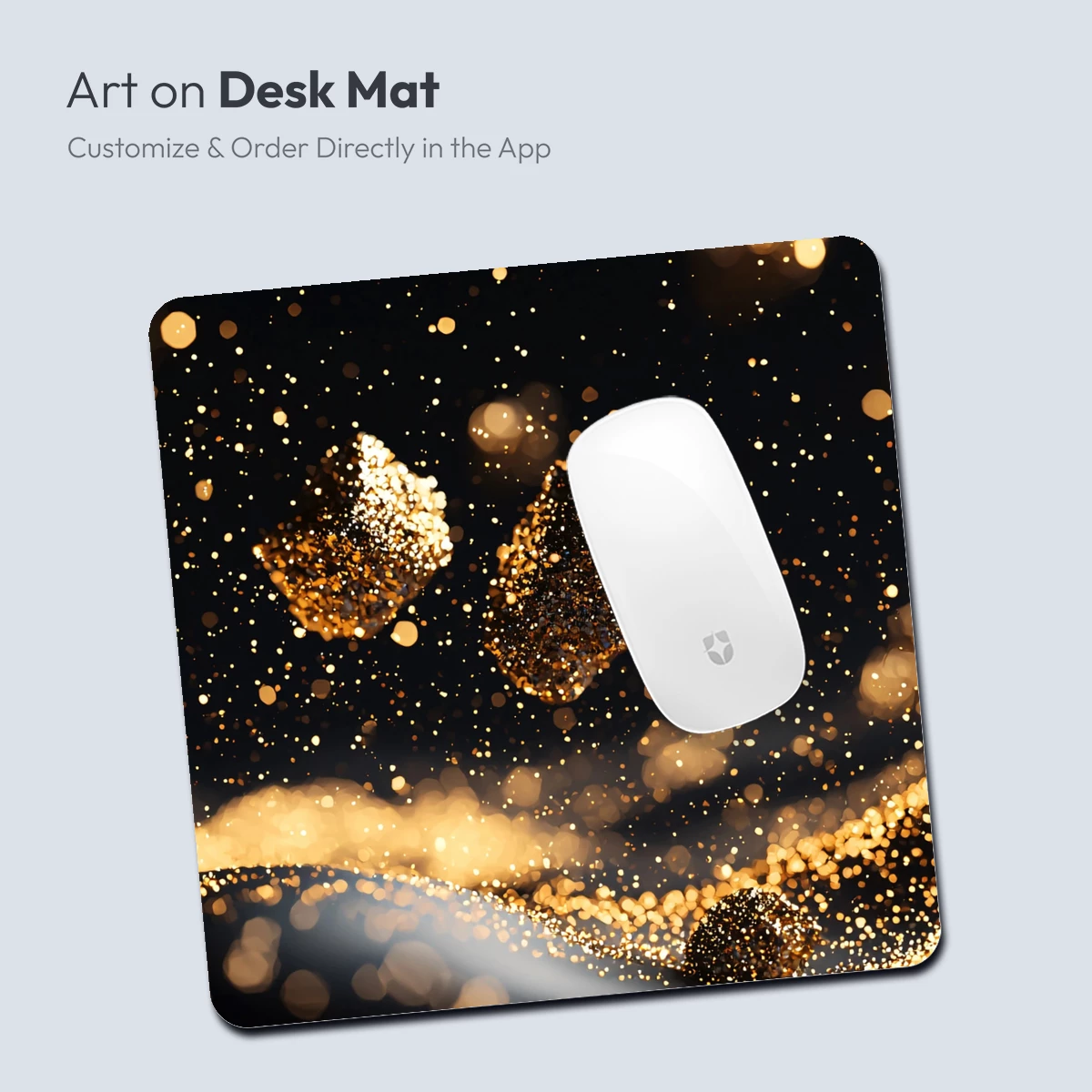 Golden Stardust Elegance: A Celestial Dance of Light - Image 4