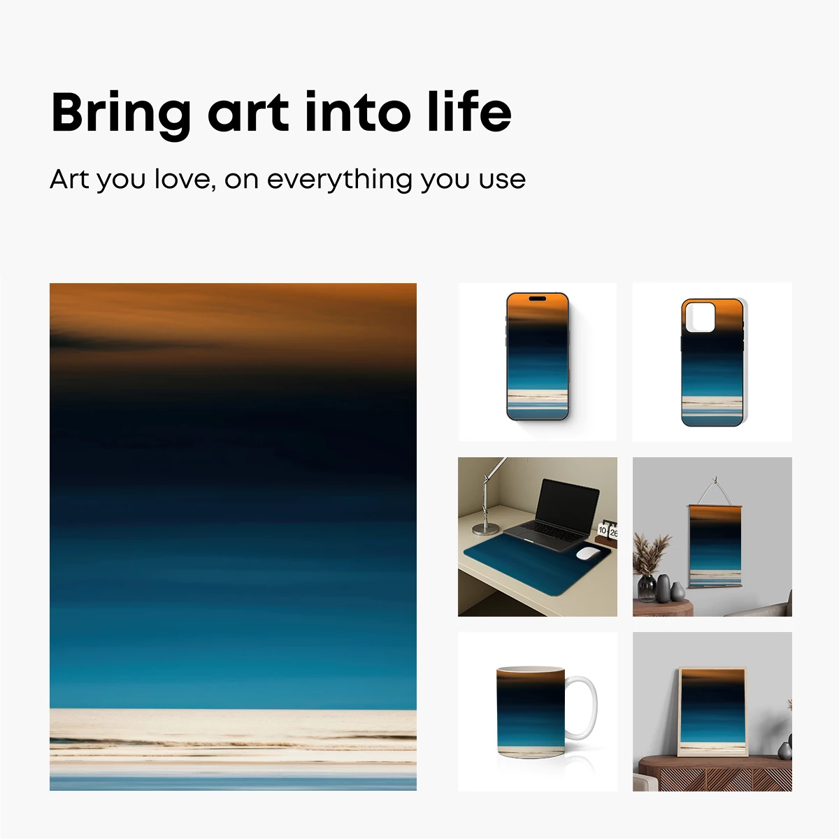 Eternal Horizon: Sunset's Abstract Symphony - Image 2