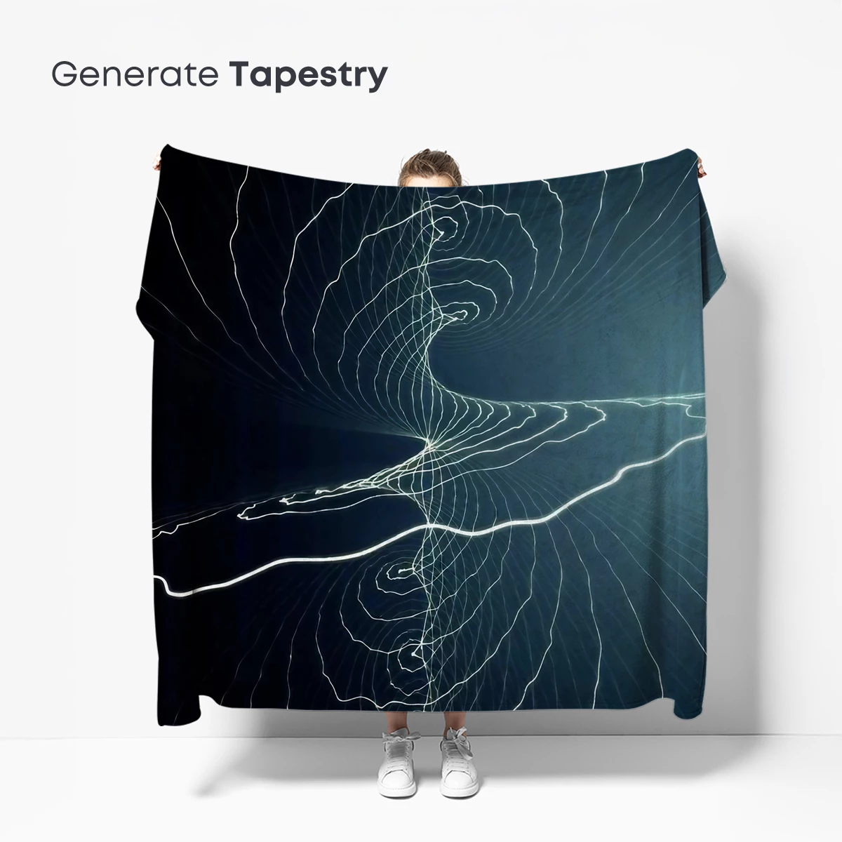 Ethereal Light Trails: A Dance of Curves and Shadows - Image 5