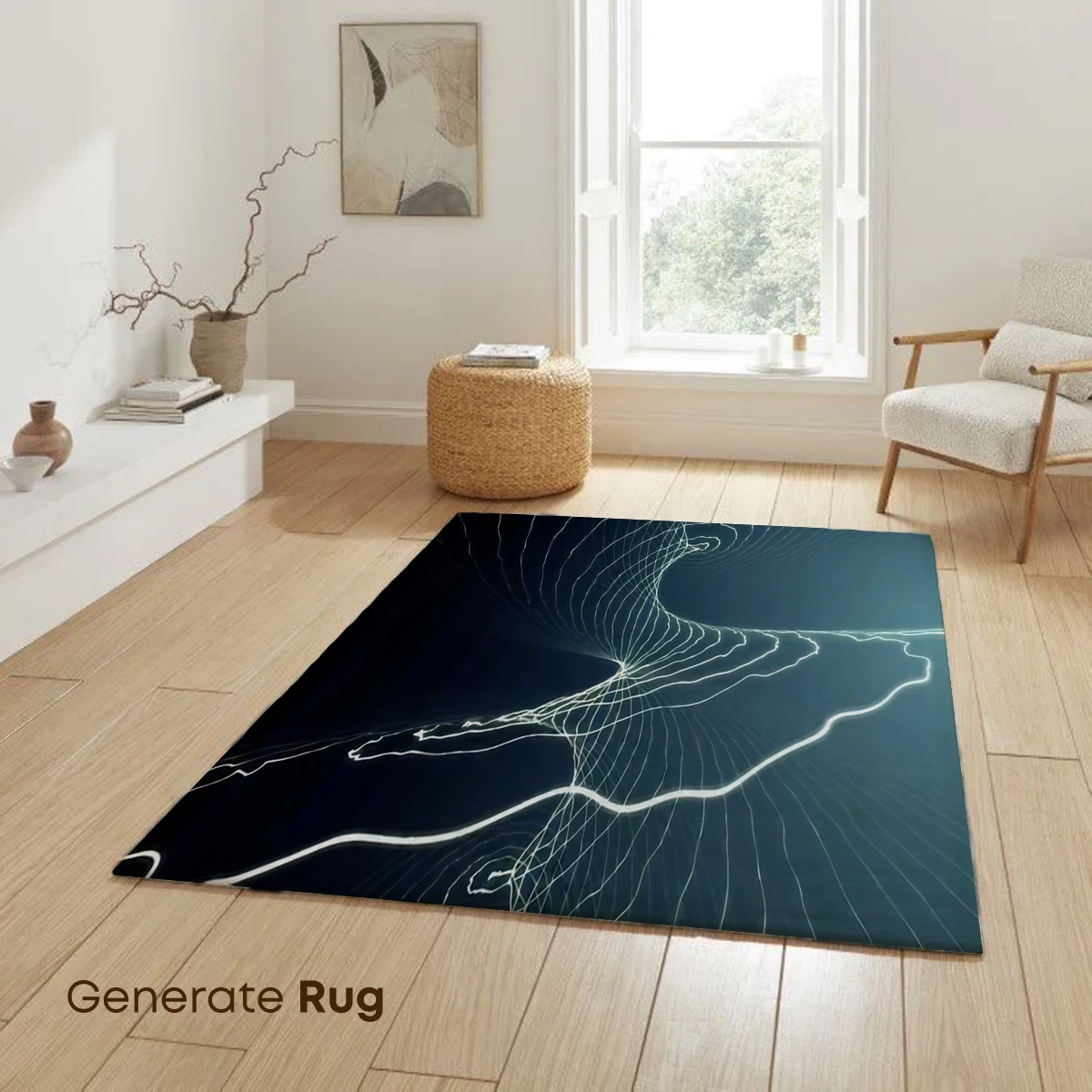 Ethereal Light Trails: A Dance of Curves and Shadows - Image 6