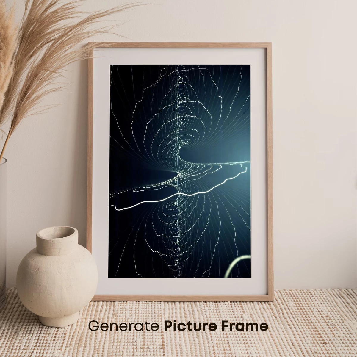 Ethereal Light Trails: A Dance of Curves and Shadows - Image 7