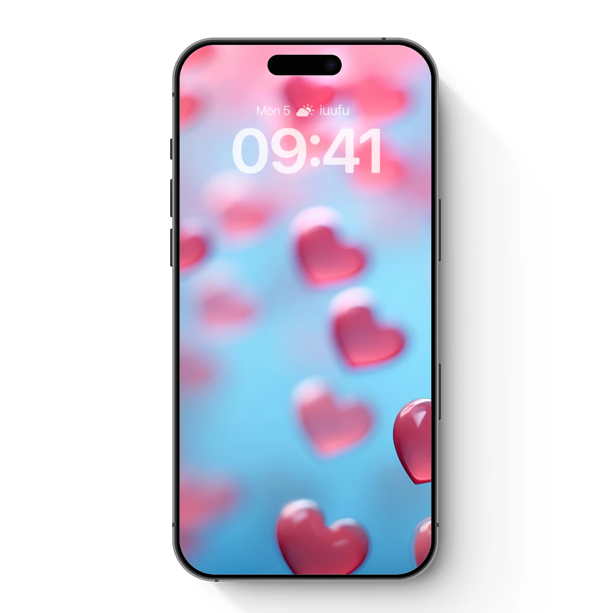 Blurred Hearts in Pastel Bliss