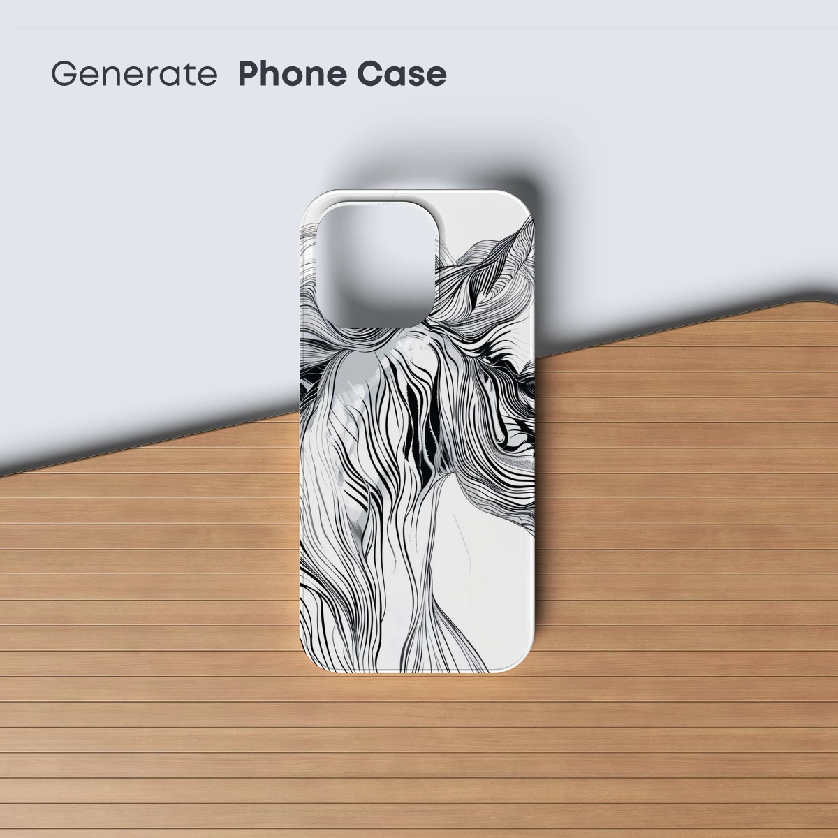 Elegant Line Art Horse: Dynamic Flow and Grace - Image 3