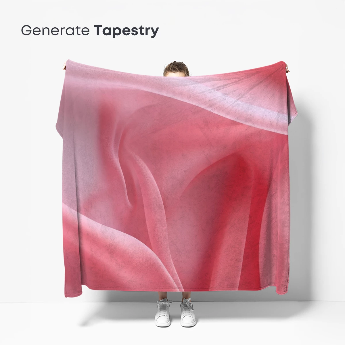 Ethereal Pink Silk Drapery - Image 5