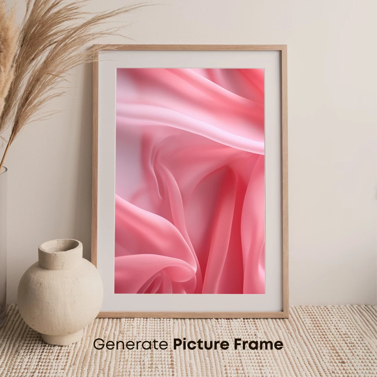 Ethereal Pink Silk Drapery - Image 7