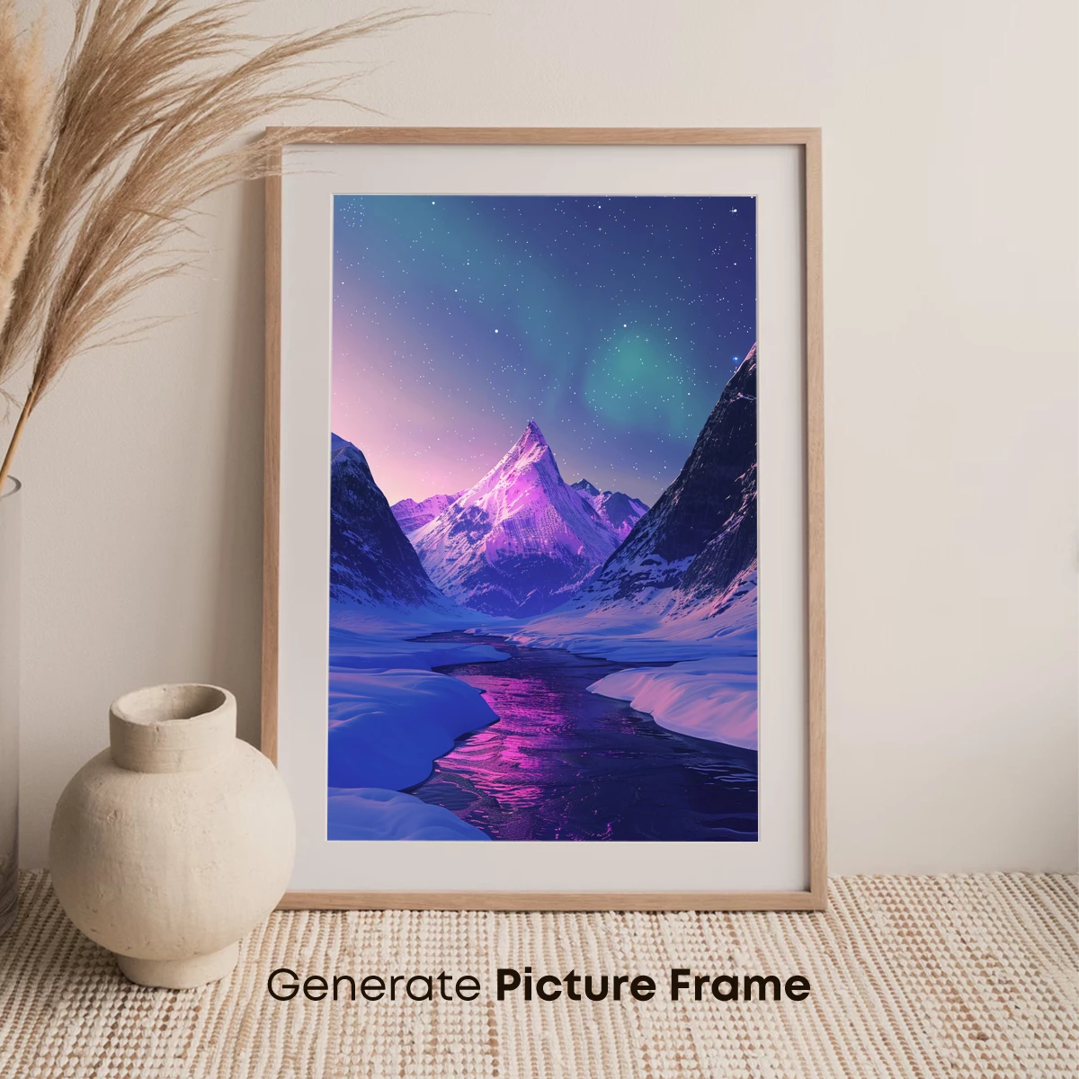 Aurora Over Snowy Peaks - Image 7