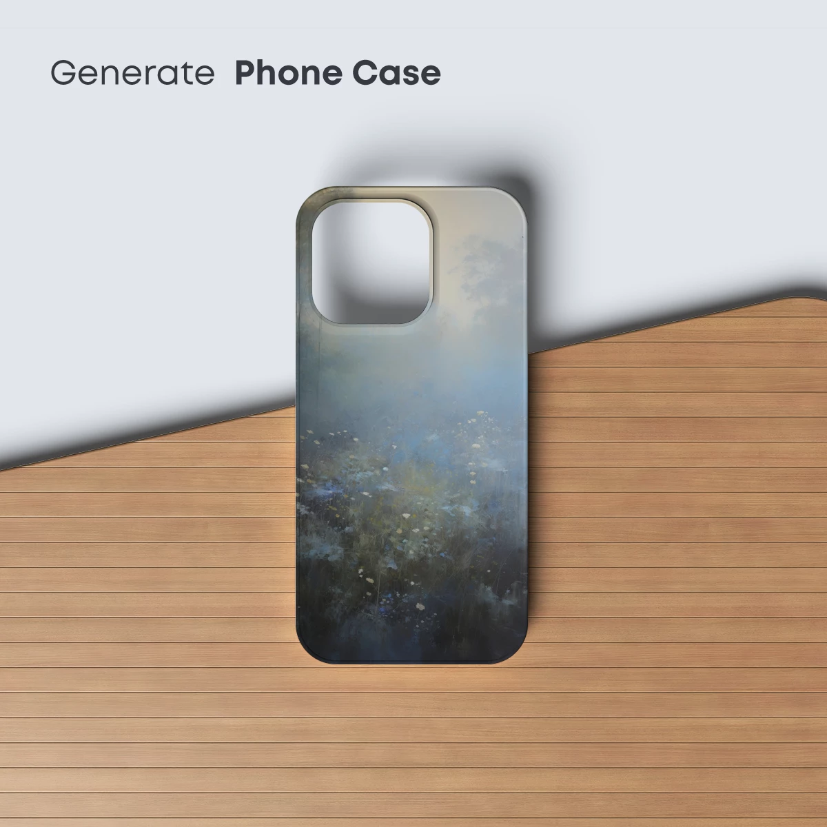 Misty Dawn Meadow: Ethereal Floral Haze - Image 3