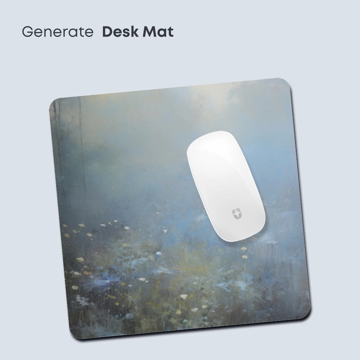 Misty Dawn Meadow: Ethereal Floral Haze - Image 4