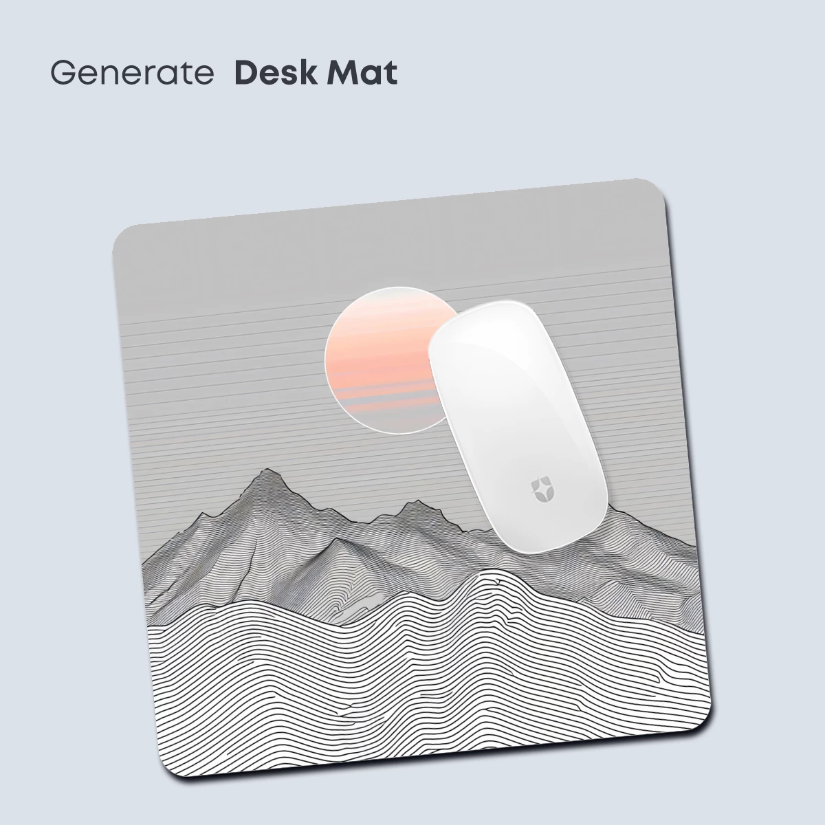 Line Art Sunset: Minimalist Mountain Serenity - Image 4