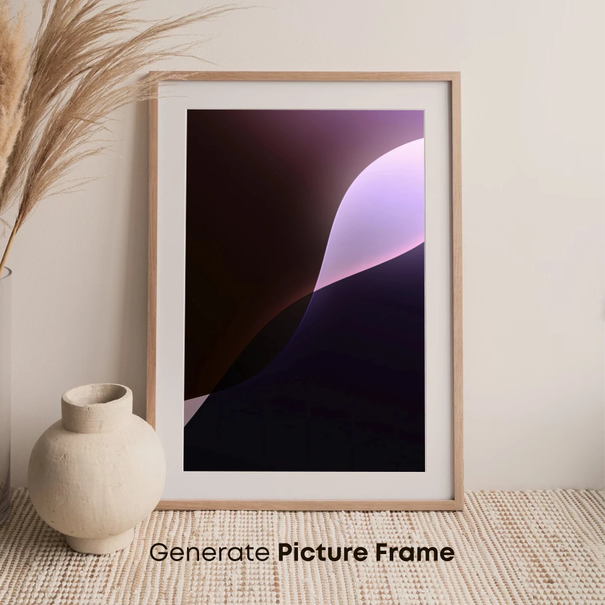 Eclipse of Serenity: Abstract Lunar Glow - Image 7