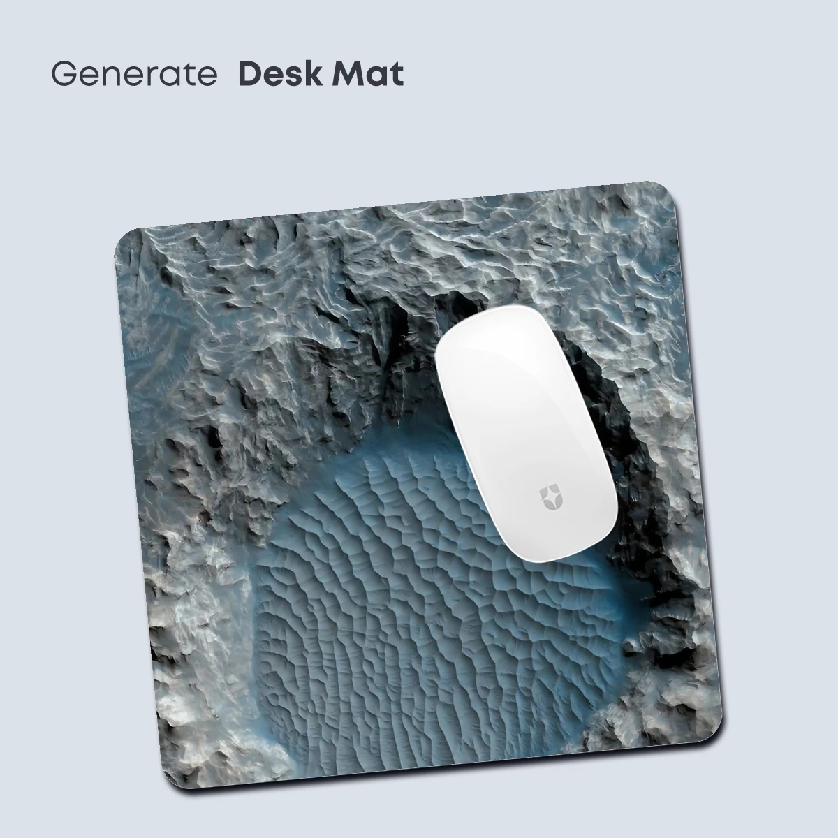 Frozen Crater Elegance: Ice Textures in Harmony - Image 4