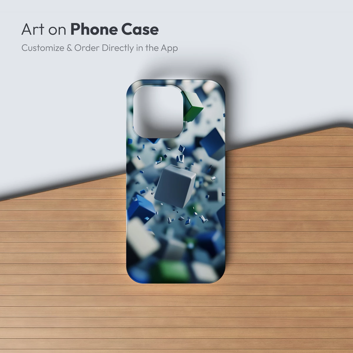 Cubist Chaos: Floating Geometric Dreams - Image 2