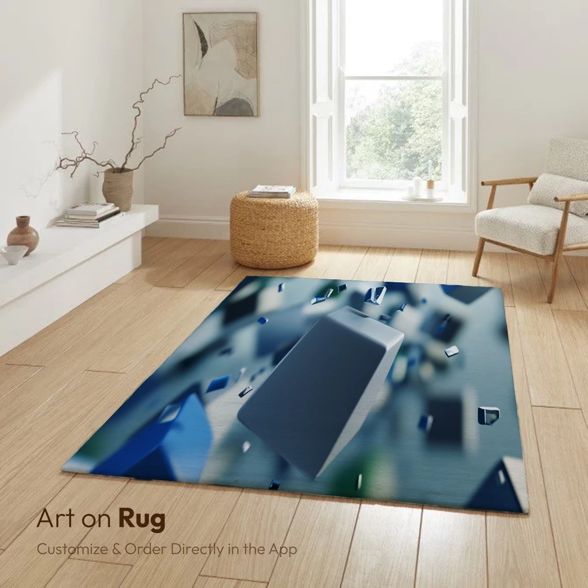 Cubist Chaos: Floating Geometric Dreams - Image 5