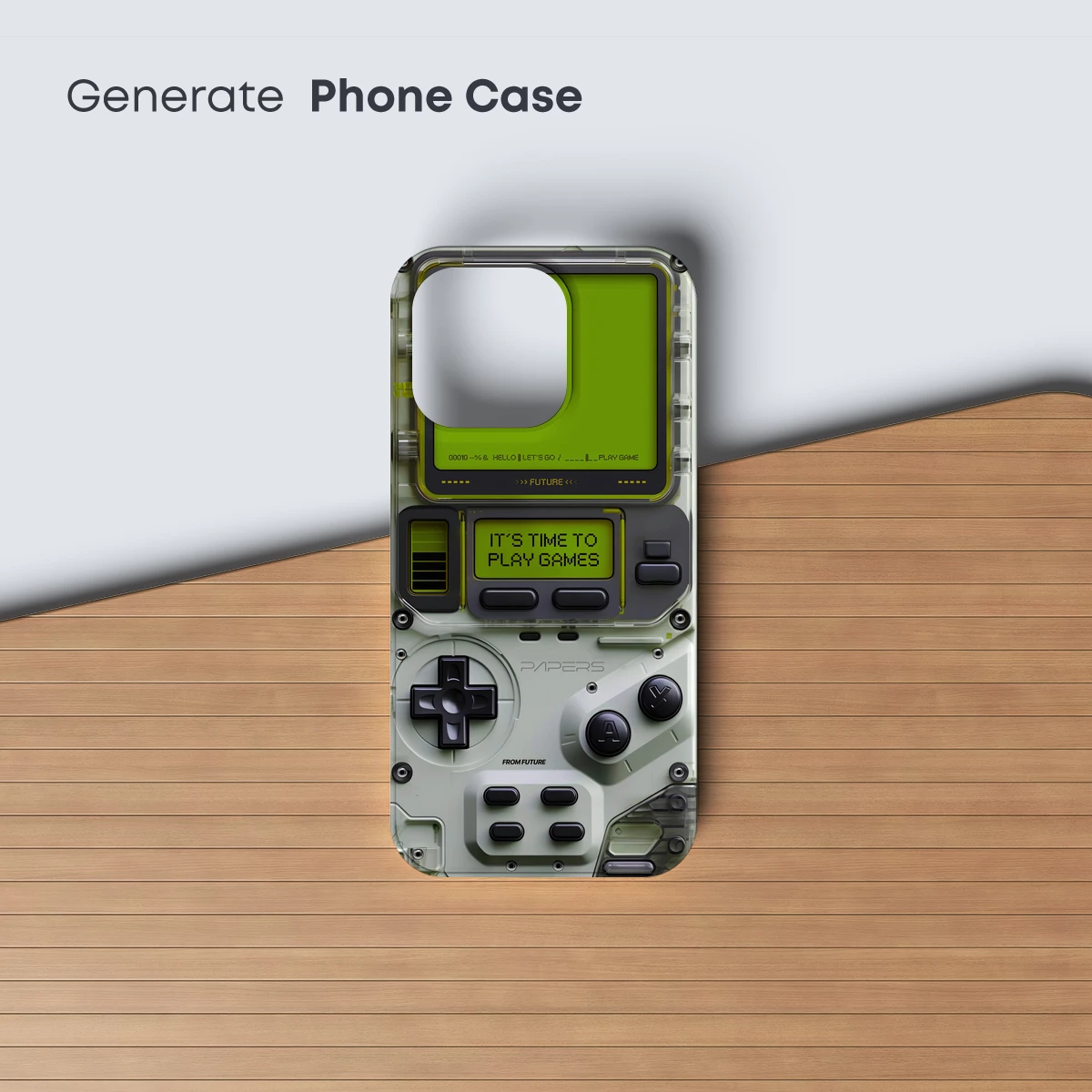 Futuristic Retro Game Console Art - Image 3