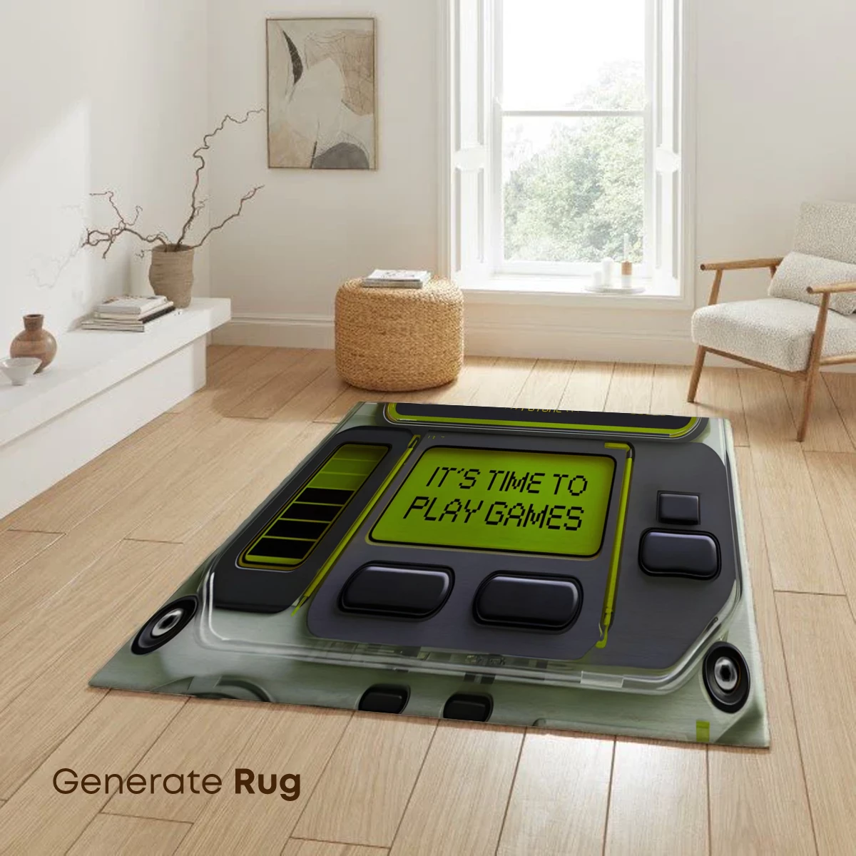 Futuristic Retro Game Console Art - Image 6