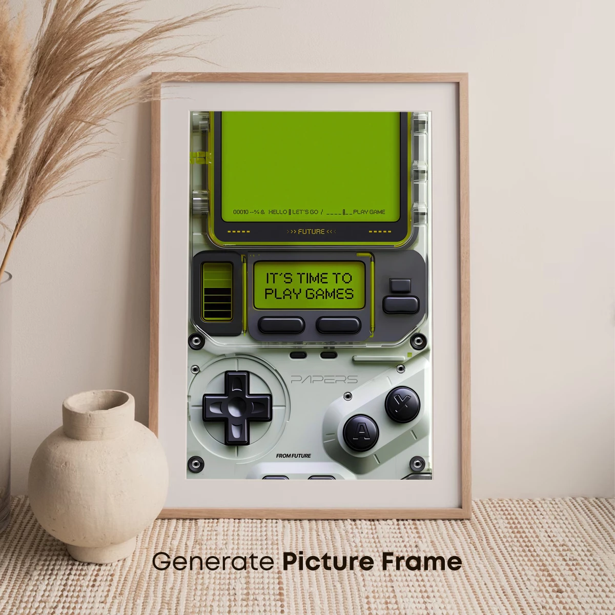 Futuristic Retro Game Console Art - Image 7
