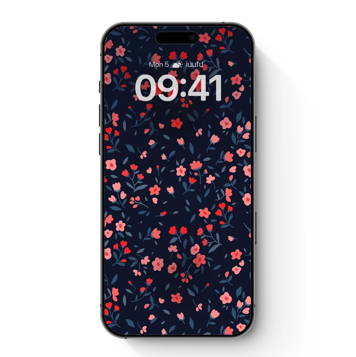 Blossom Nightfall: Floral Whispers in Midnight Blue