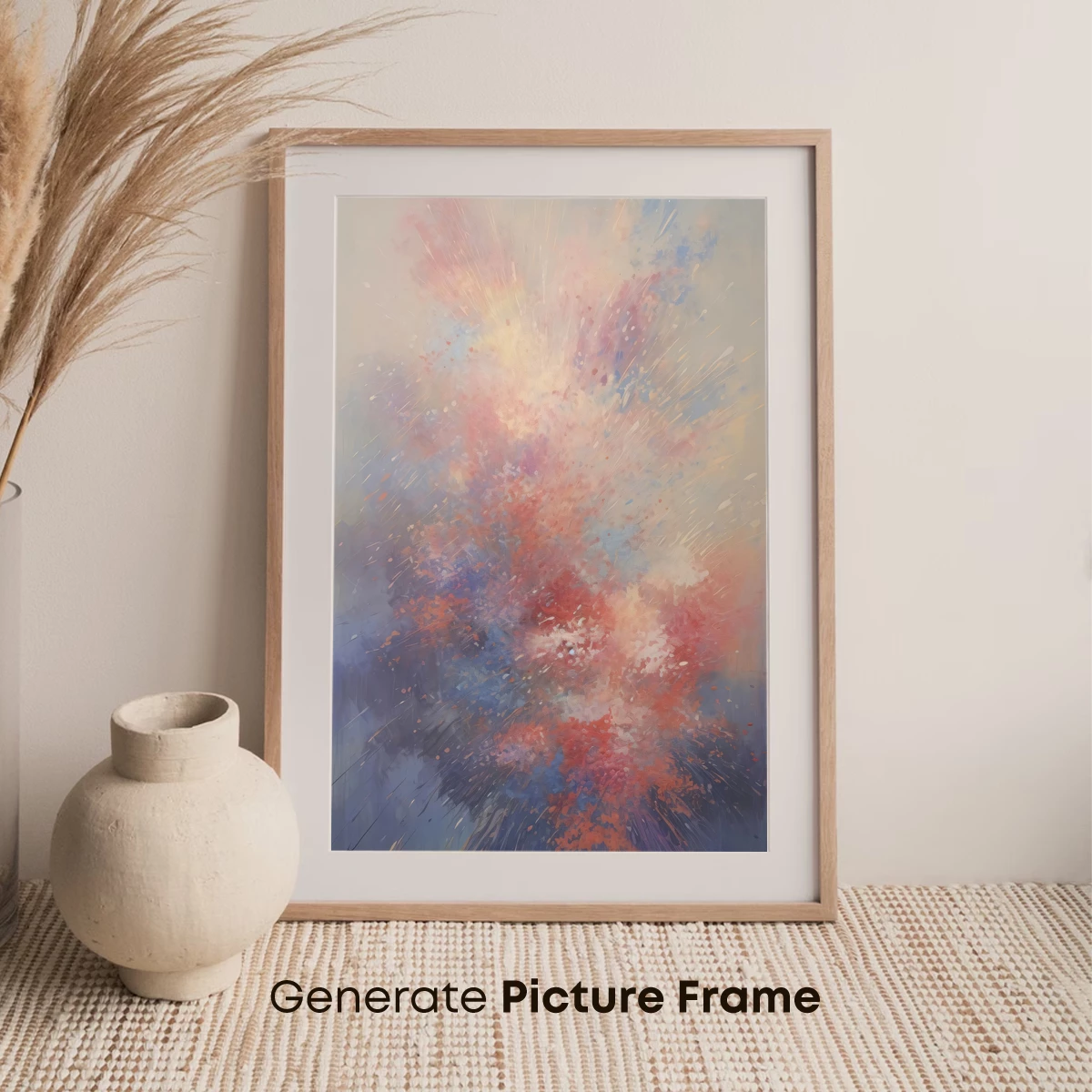 Explosive Canvas: Abstract Color Burst - Image 7