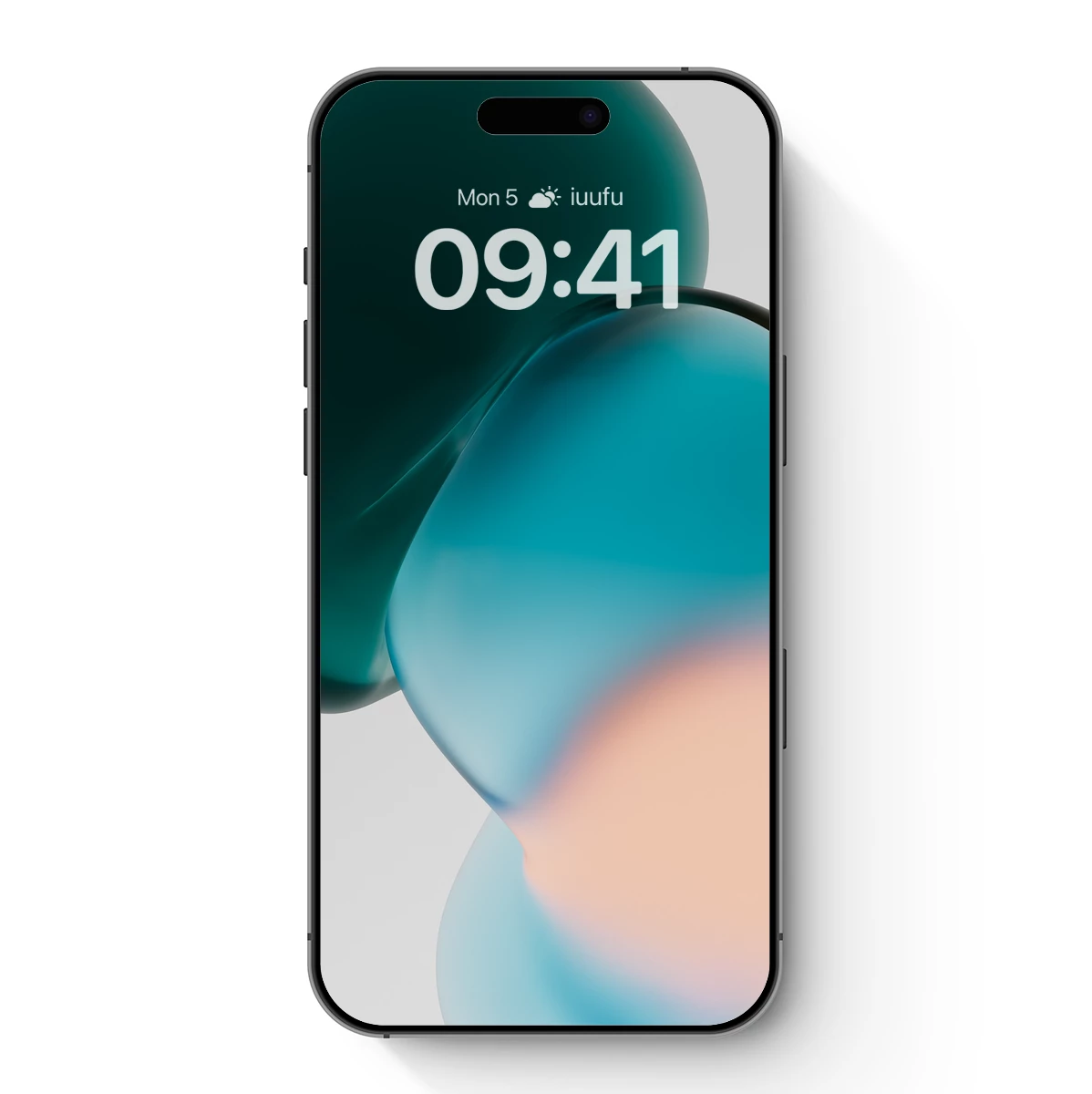 Fluid Teal Elegance: Abstract Sculptural Forms