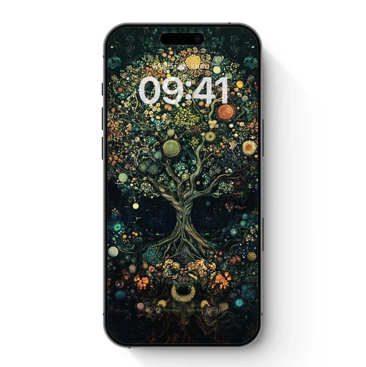 Enchanted Tree of Life: Mystical Floral Fantasy