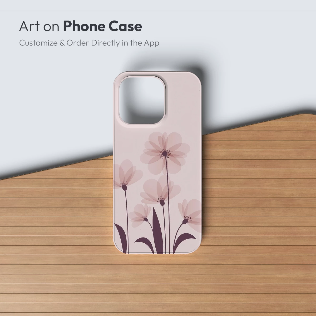 Ethereal Blossoms: Soft Petals in Minimalist Harmony - Image 3