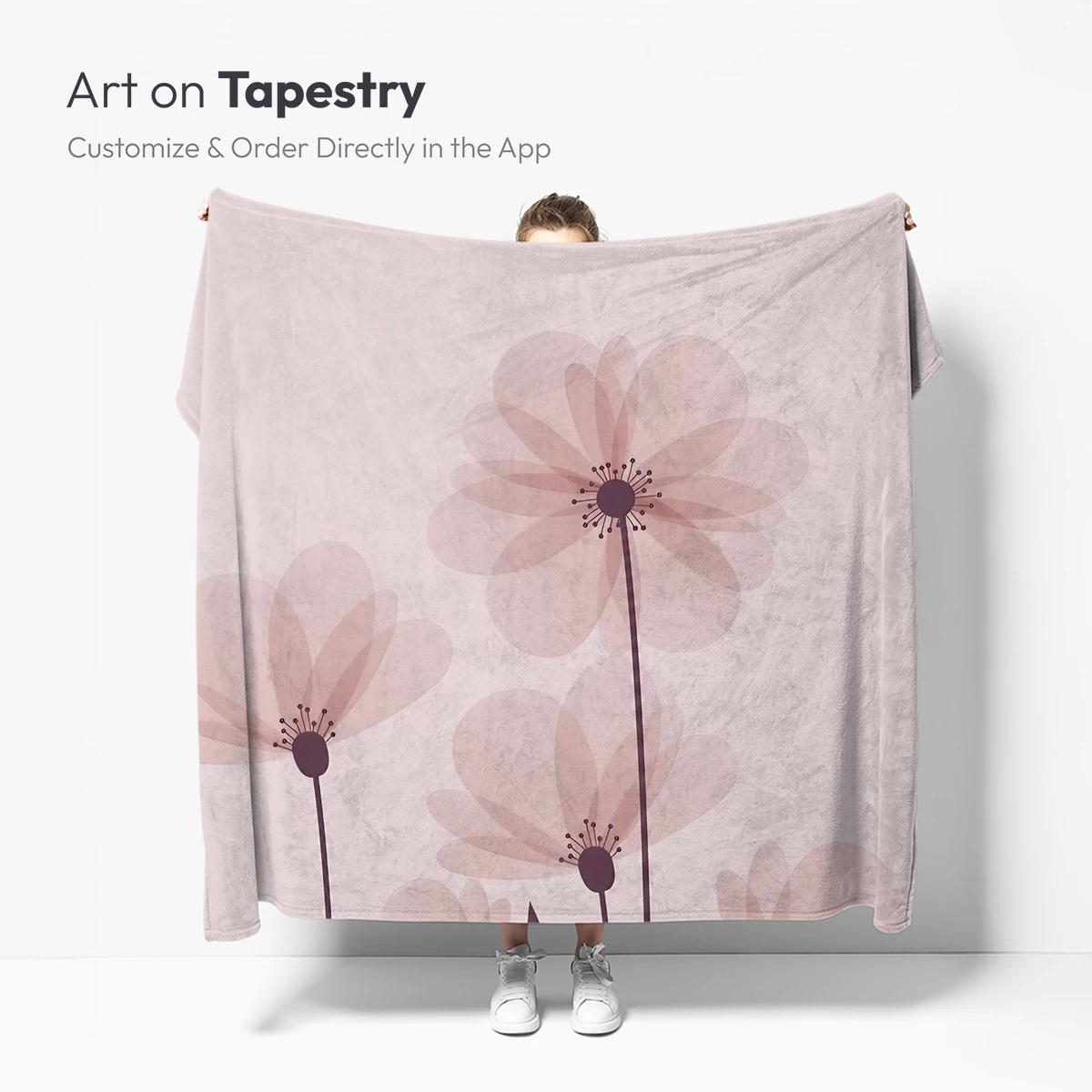 Ethereal Blossoms: Soft Petals in Minimalist Harmony - Image 5