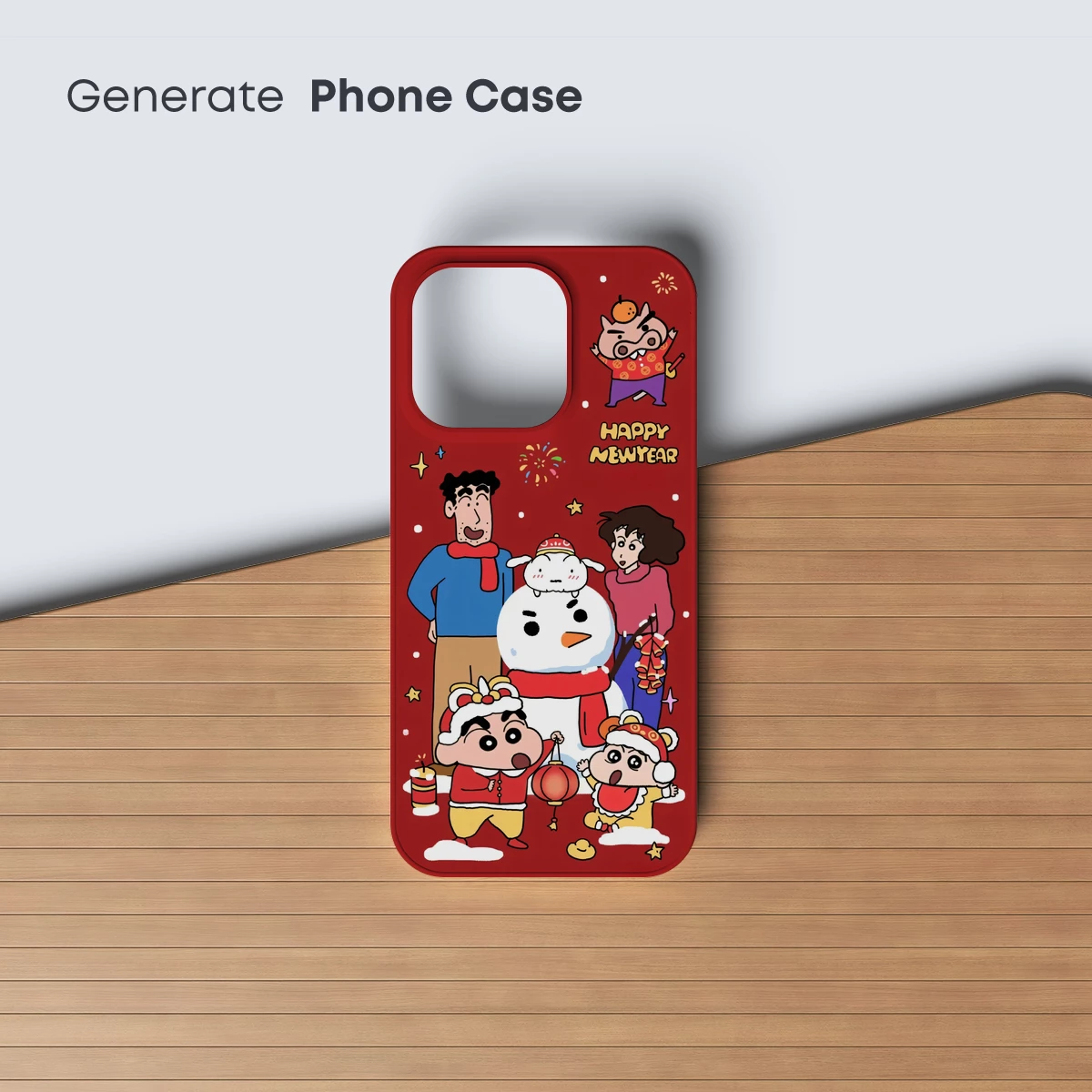 Crayon Shin-chan's Festive Snowman Gathering - Image 3