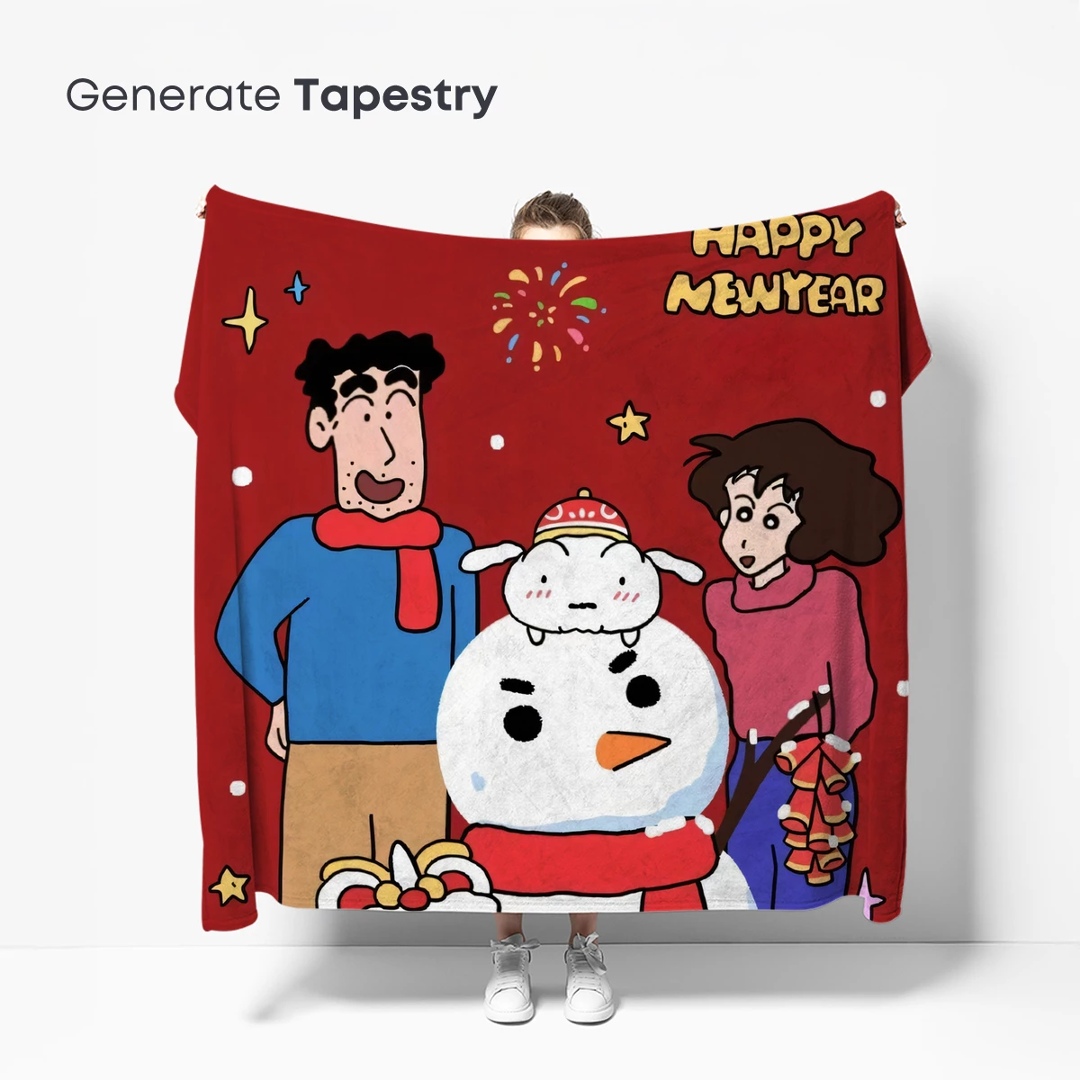 Crayon Shin-chan's Festive Snowman Gathering - Image 5