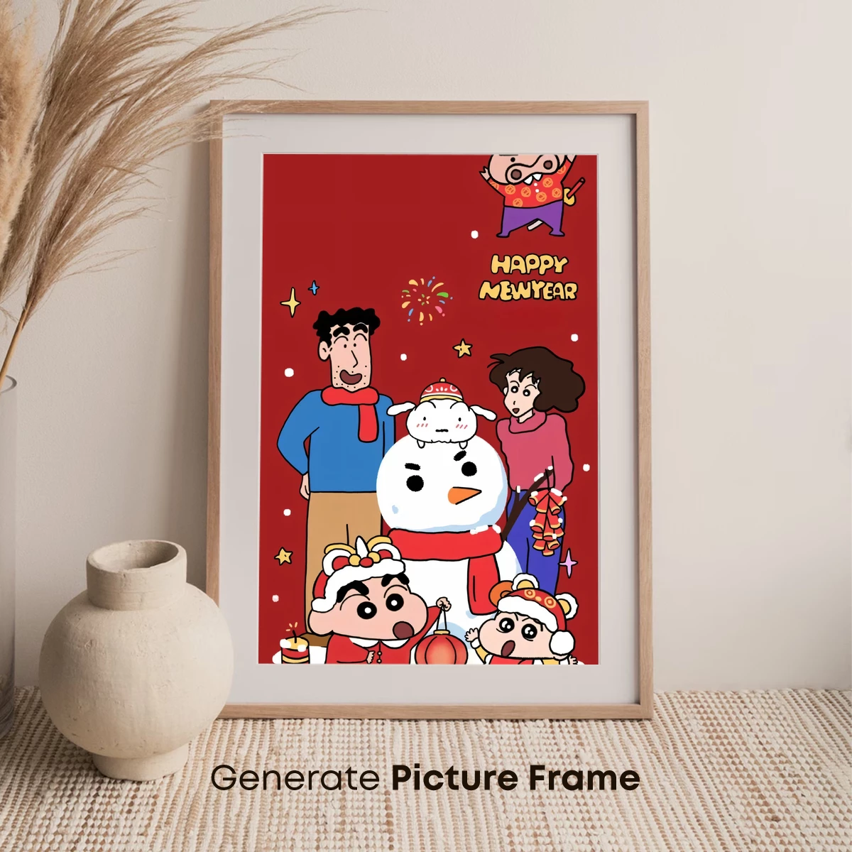 Crayon Shin-chan's Festive Snowman Gathering - Image 7