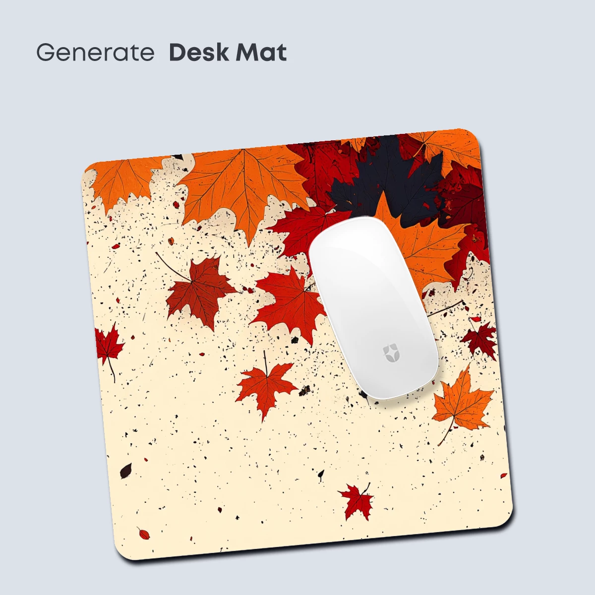 Autumnal Symphony: Falling Leaves in Warm Hues - Image 4