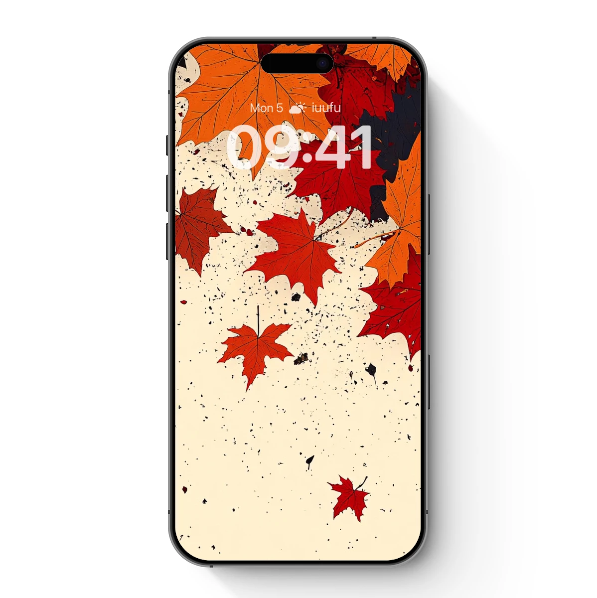 Autumnal Symphony: Falling Leaves in Warm Hues