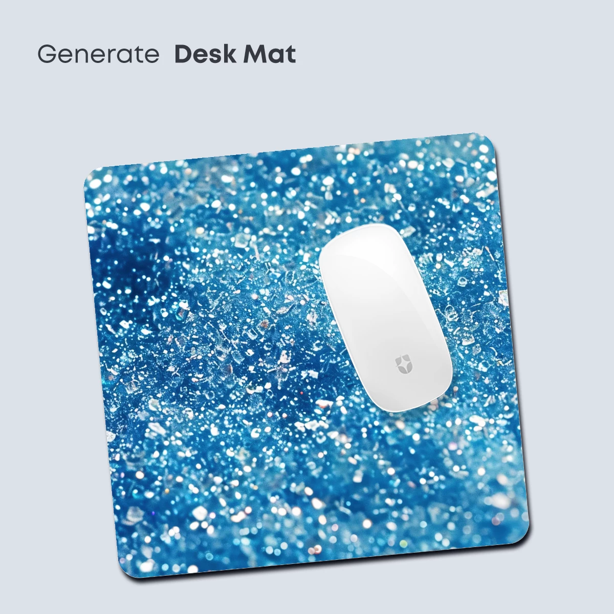 Azure Glitter Symphony: A Textured Dream - Image 4