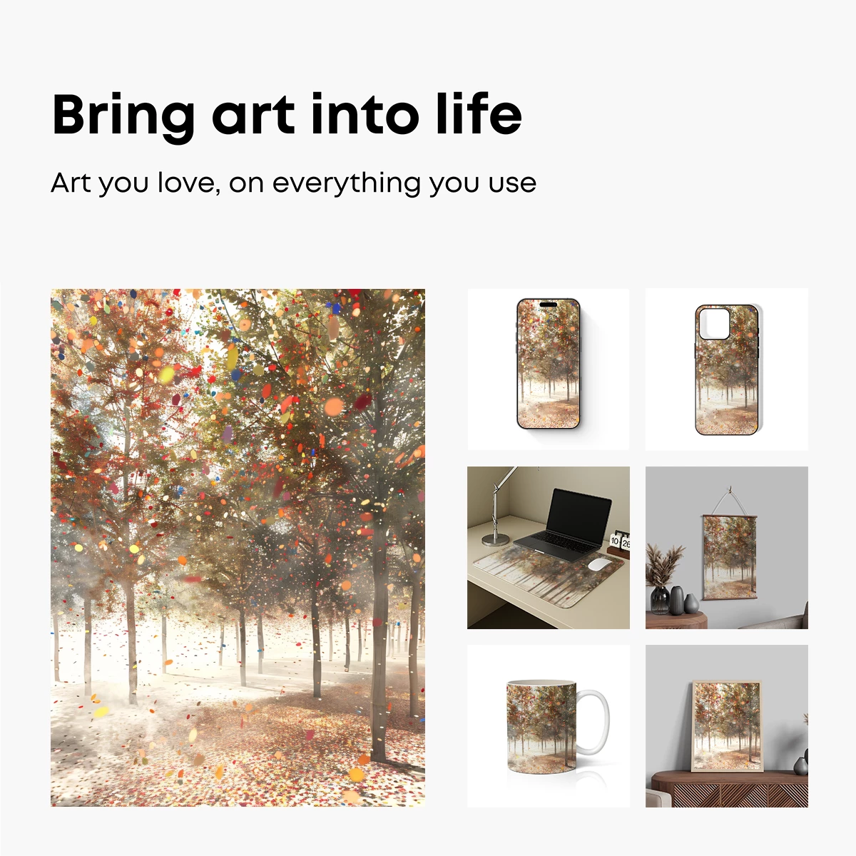 Autumnal Confetti Forest - Image 2