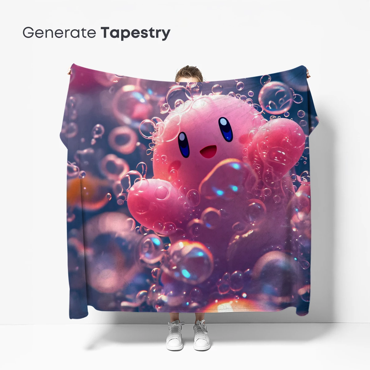 Bubble-Drenched Kirby: A Whimsical Underwater Odyssey - Image 5