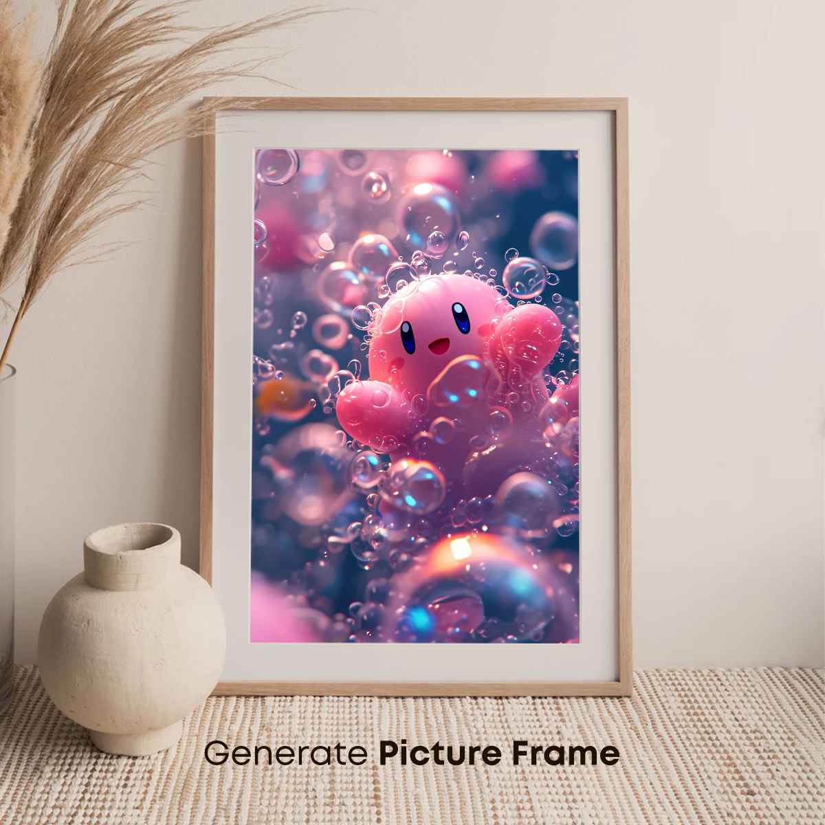 Bubble-Drenched Kirby: A Whimsical Underwater Odyssey - Image 7