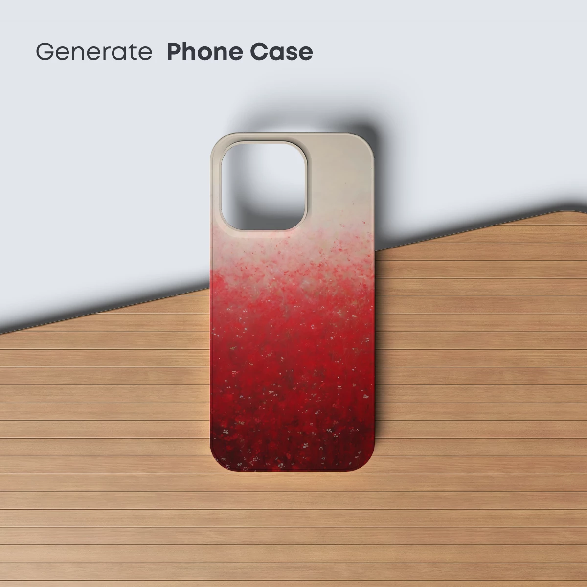 Crimson Mist: Abstract Floral Gradient - Image 3