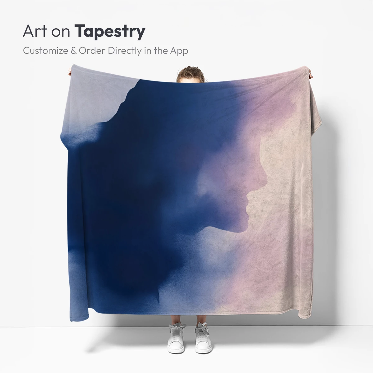 Mystic Profile in Mist: Ethereal Silhouette Art - Image 5