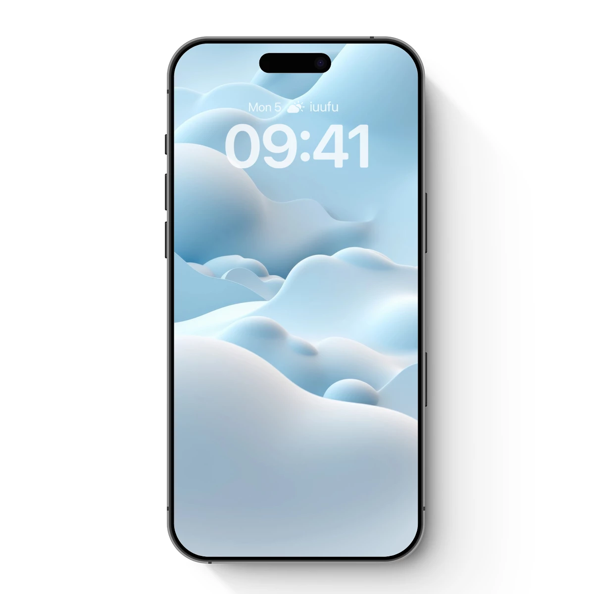 Ethereal Cloudscapes: Soft Waves in Pastel Blue