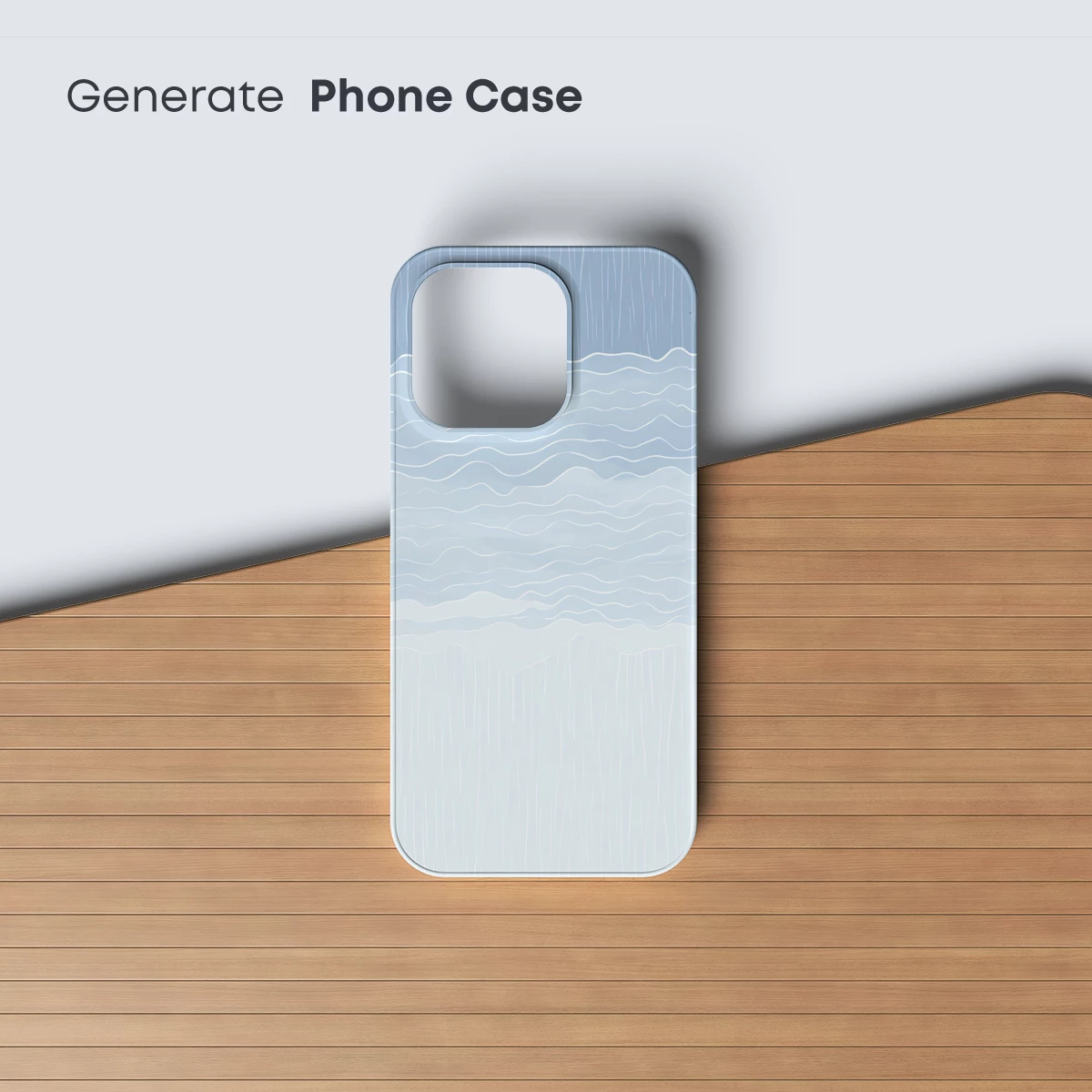 Ethereal Rain Symphony: Minimalist Water Waves - Image 3