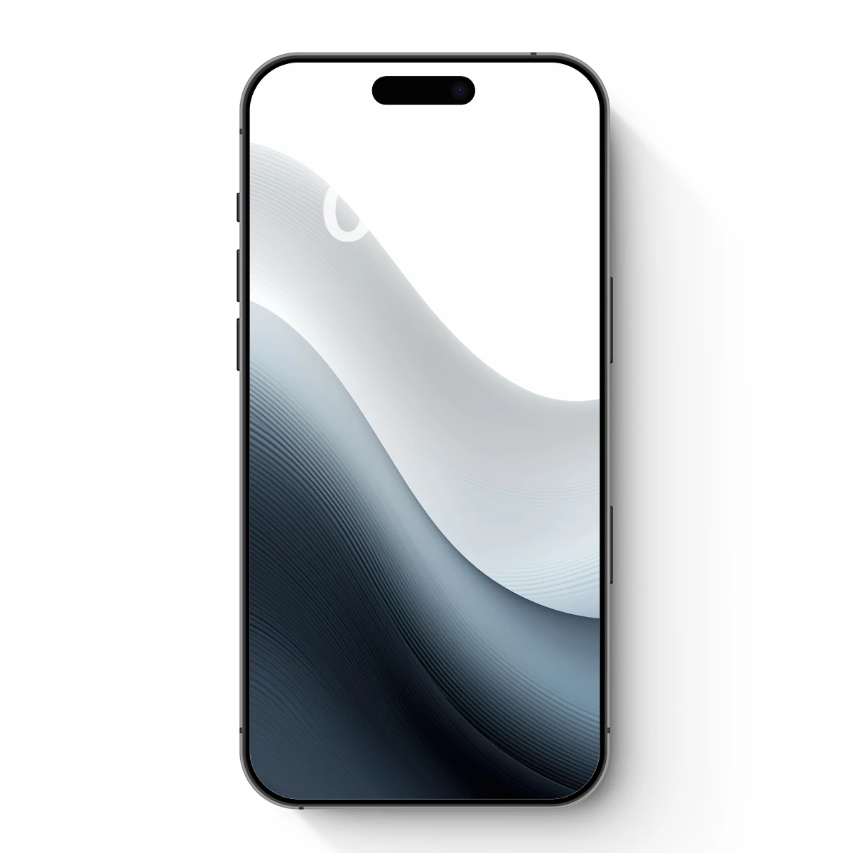 Elegant Wave of Serenity: Abstract Flow Art