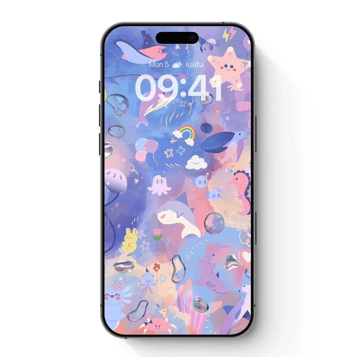 Dreamy Undersea Odyssey: Whimsical Creatures in Pastel Harmony