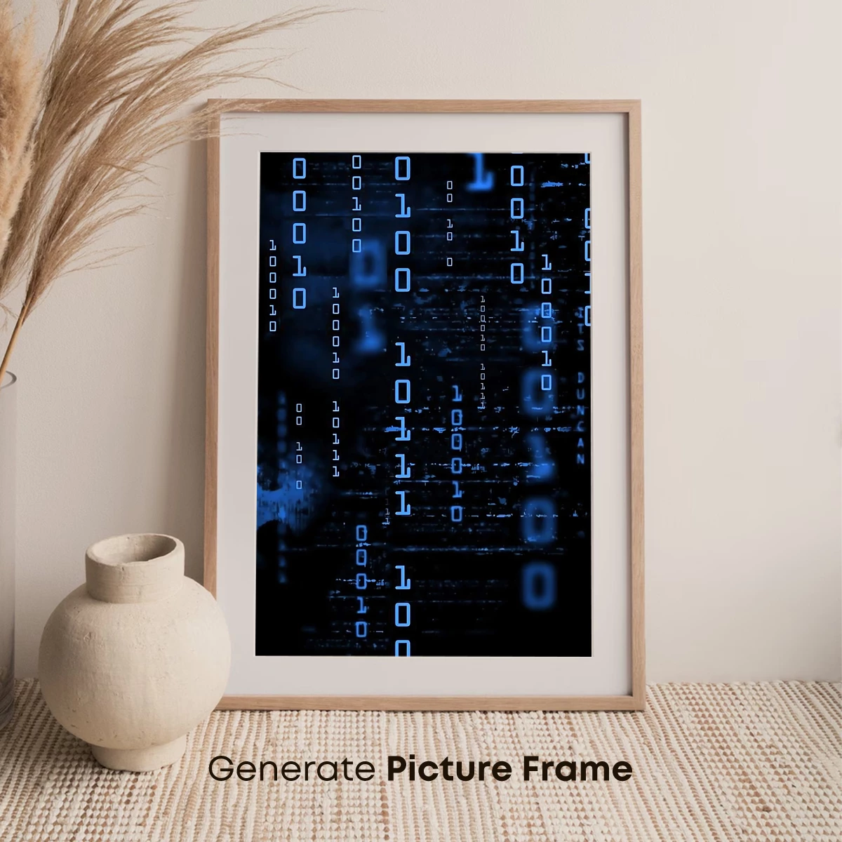 Binary Code Matrix: Digital Data Streams - Image 7