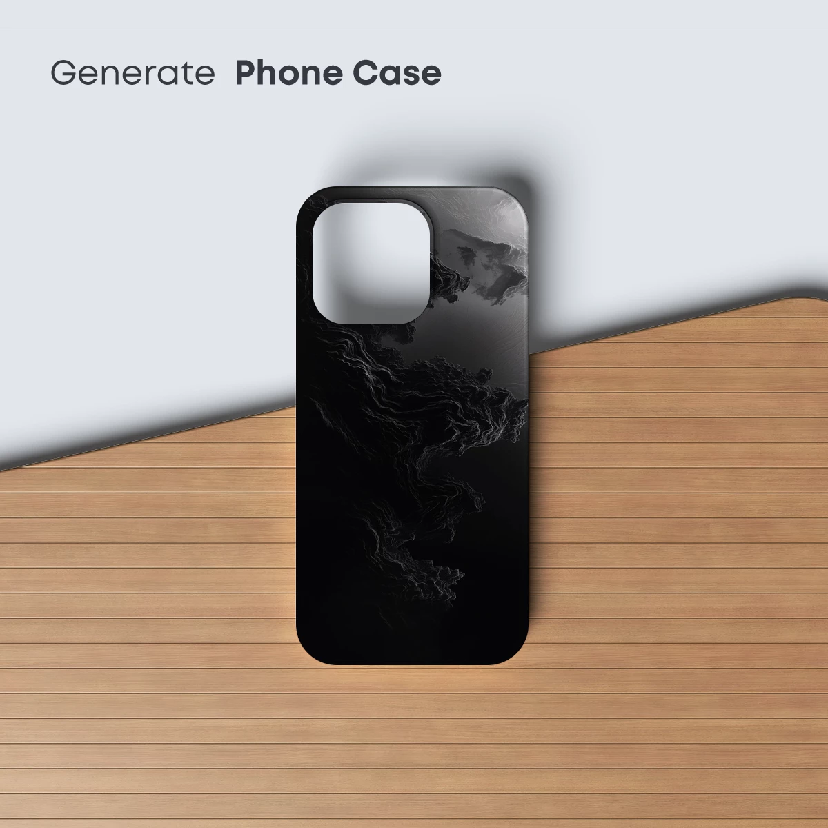 Ethereal Shadows: Monochrome Mountain Whispers - Image 3