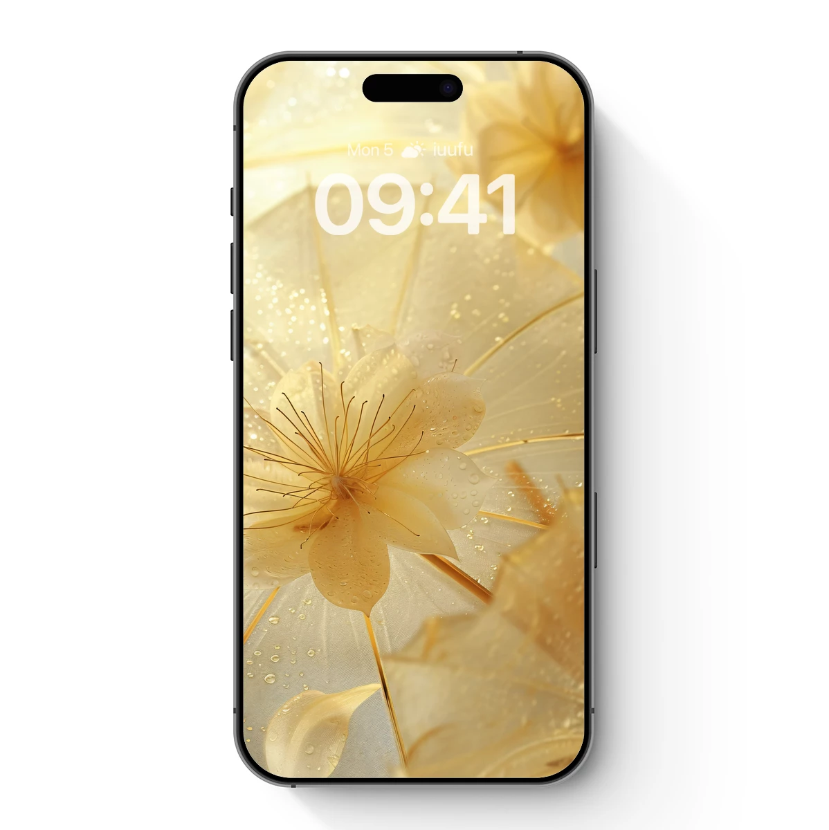 Golden Floral Umbrellas: Ethereal Elegance in Bloom