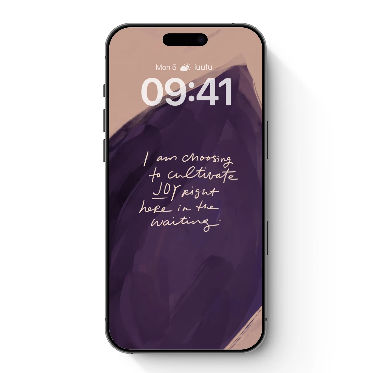 Cultivating Joy in Purple Crystalline Depths