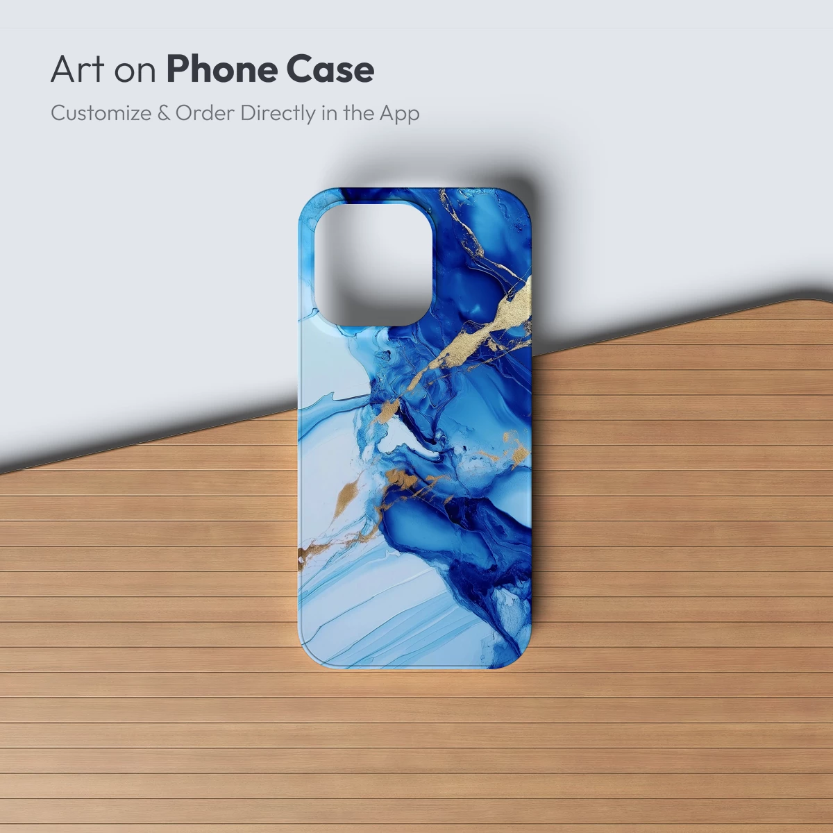 Blue Abyss with Golden Veins - Image 3