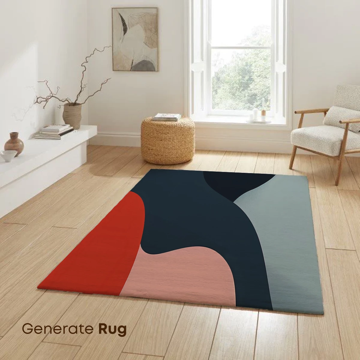 Abstract Fusion: Bold Shapes in Harmony - Image 6
