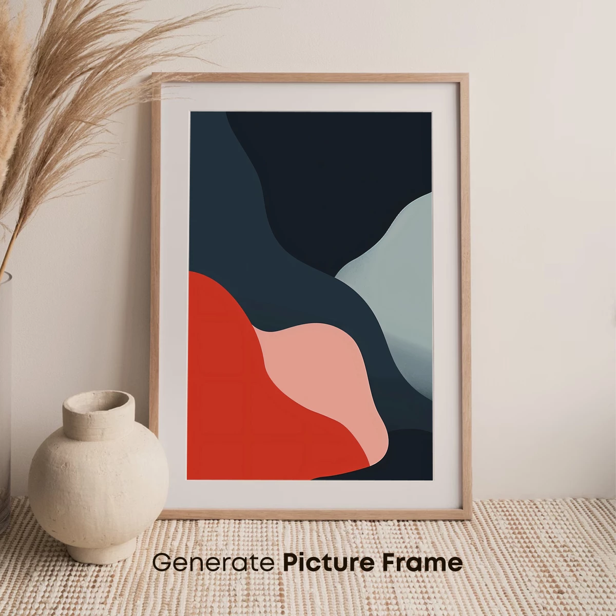 Abstract Fusion: Bold Shapes in Harmony - Image 7