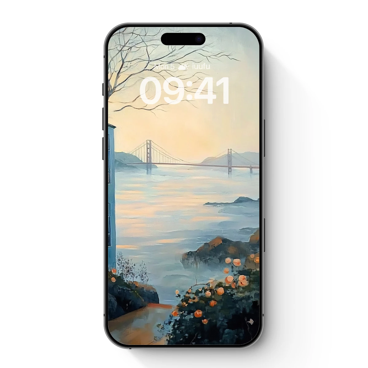 Golden Gate Serenity: Ethereal Bridge at Dawn