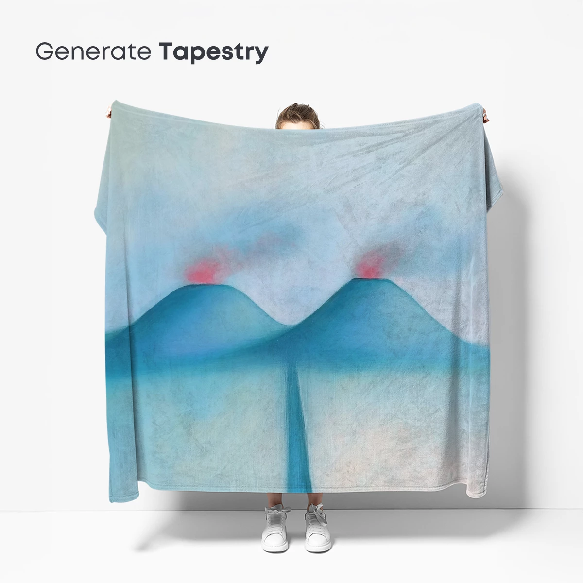 Eternal Twin Peaks: Abstract Volcanic Serenity - Image 5